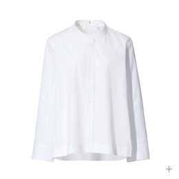 スーピマコットンシャツジャケット(長袖／WHITE)