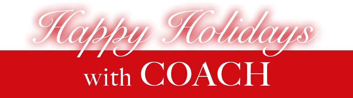 Happy Holidays with COACH