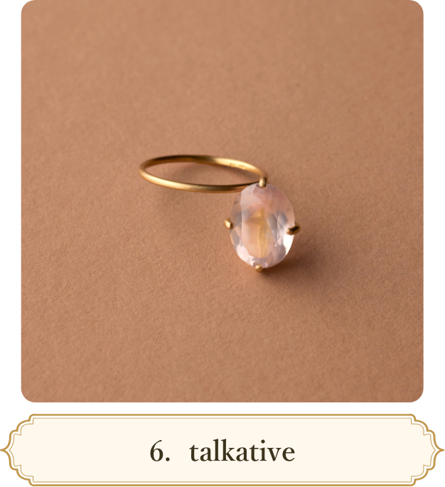 6.	talkative
