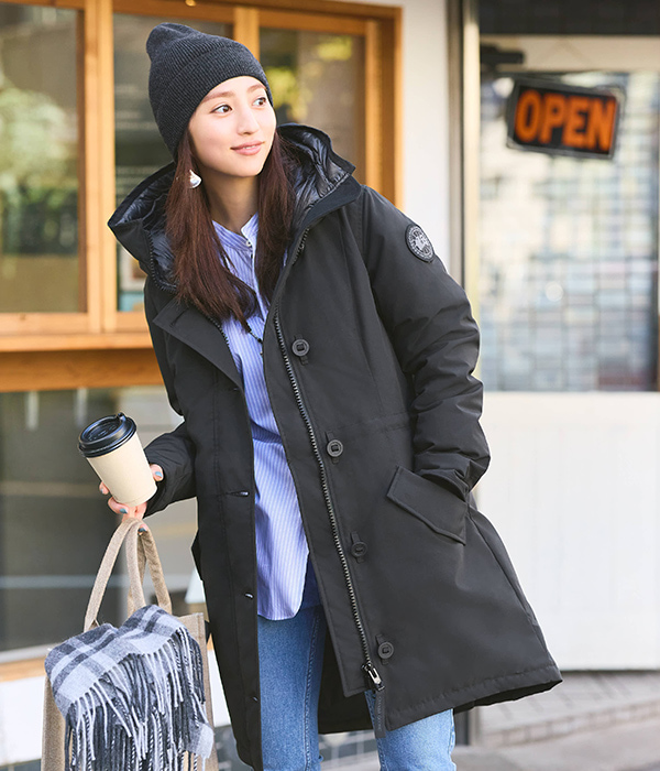 ダウンジャケット/カナダグース、堀田茜/モデル