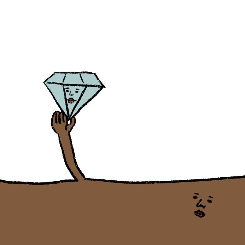 イケているダイヤモンド星人は、