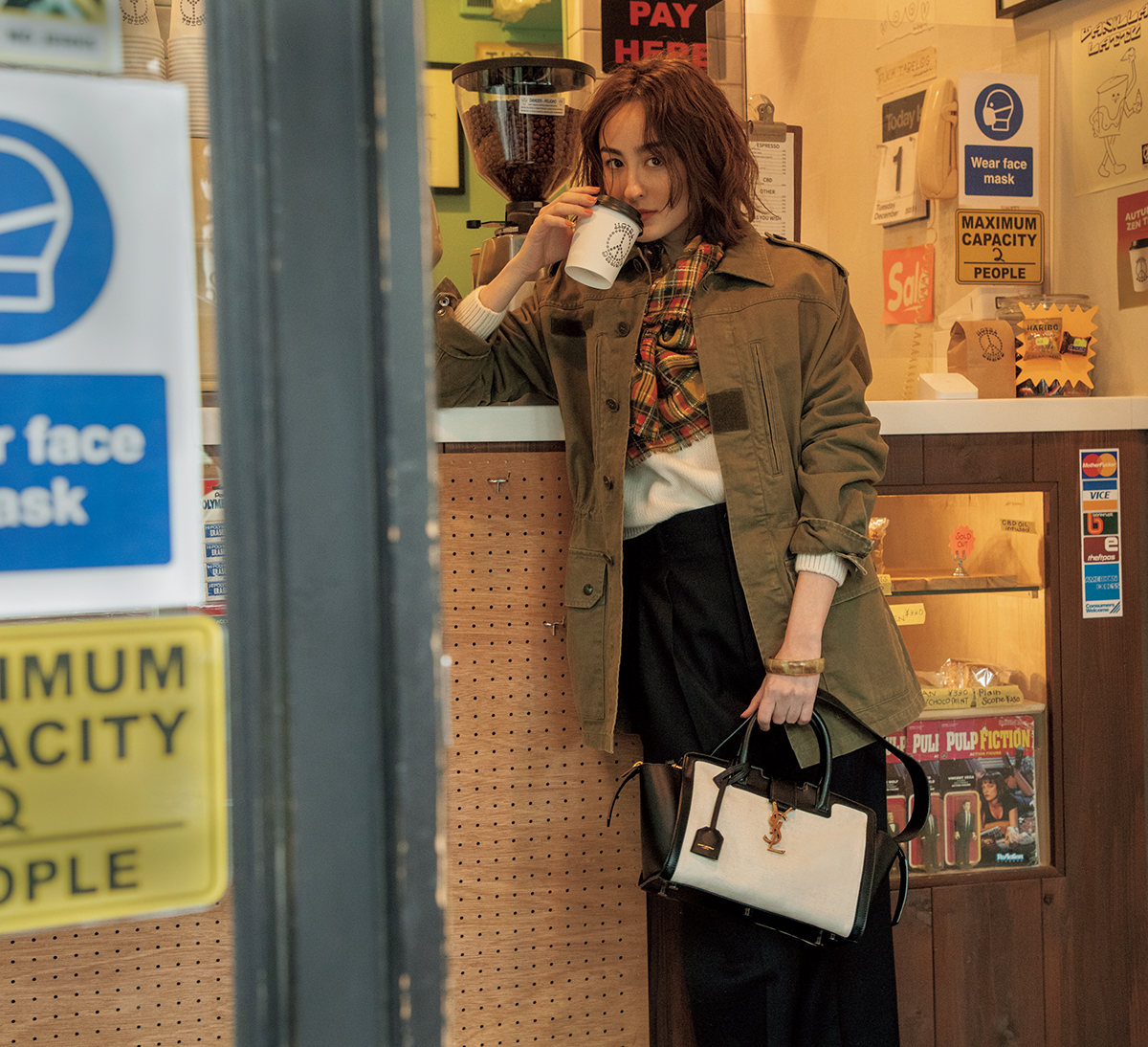 オシャレの仕上げはいつもサンローラン