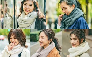 マフラーをしている日の髪型６選 ボブ ダウンヘア アレンジ実例集 Classy クラッシィ