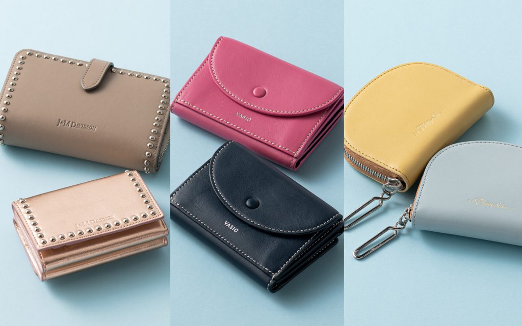 VASIC、J&M DAVIDSON…】バッグが人気のブランドは「お財布」もかわいい
