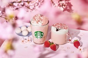 【スタバ】春の新作ビバレッジがまもなく登場！さくらモチーフの