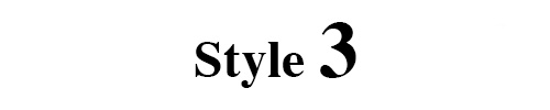 For STYLE3