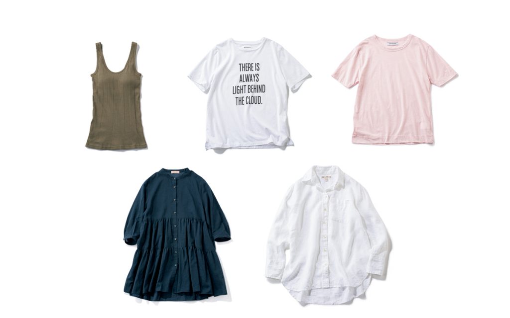 Tシャツ、白シャツ…大人が着回しやすい「夏のカジュアルトップス」５選